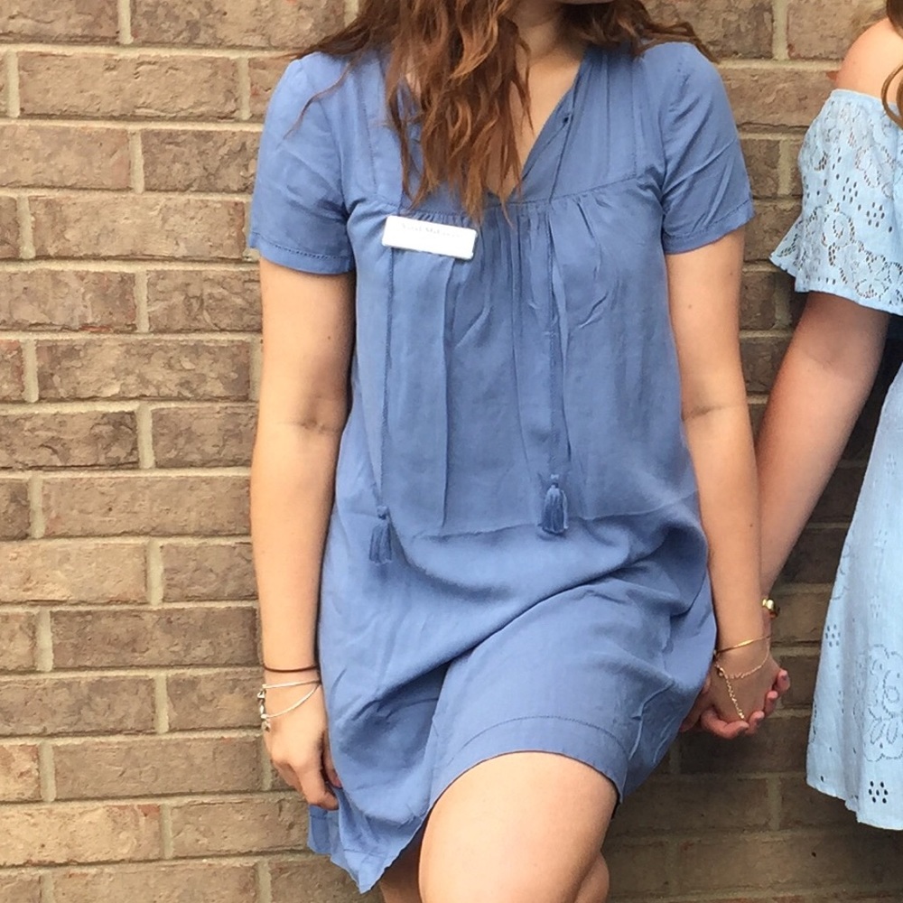 Light blue peasant dress- SCAMMER RECIEPTS HERE!